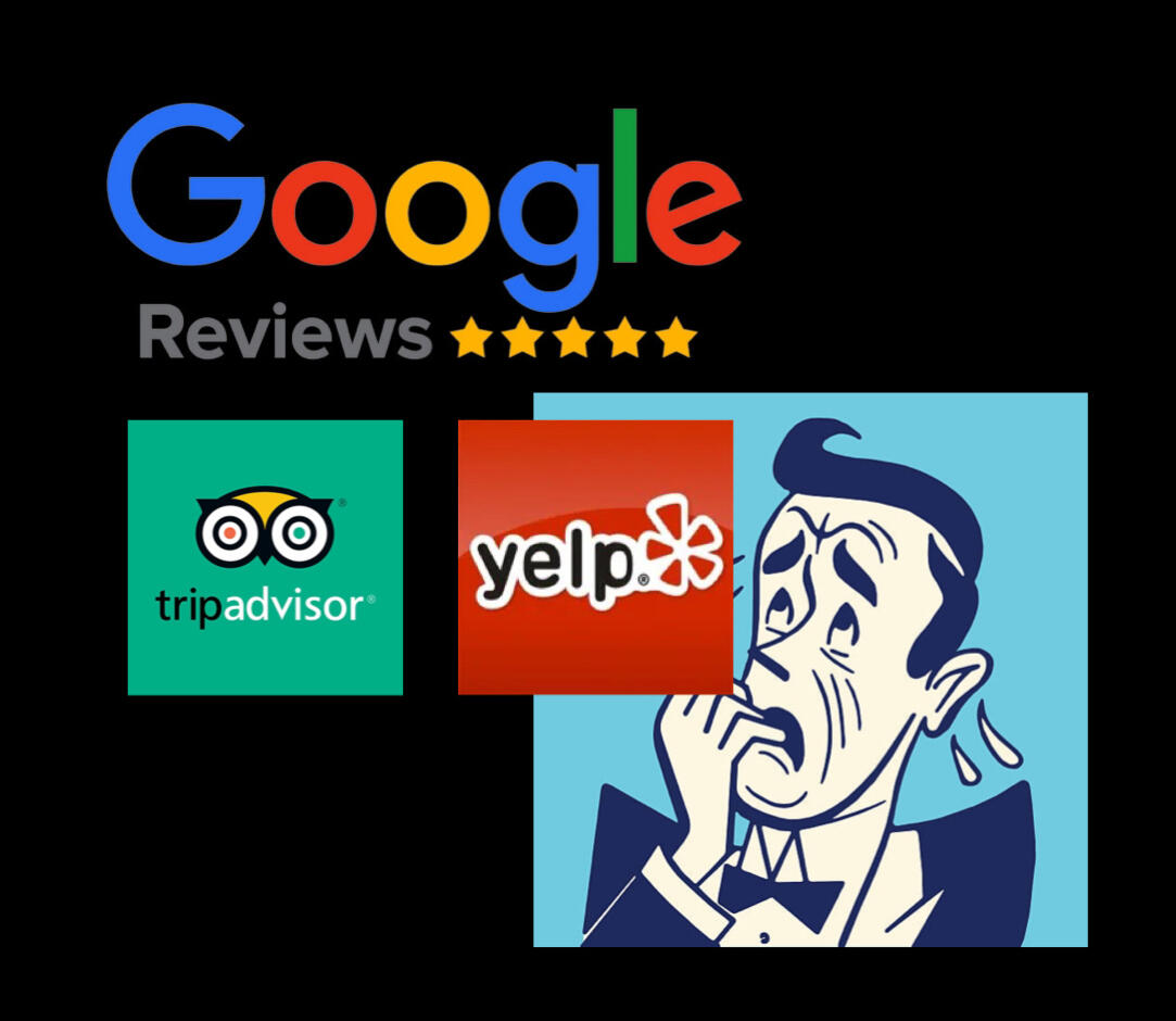 Google reviews trip advisor yelp worried bad review